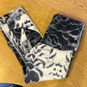 High wasted lululemon leggings with fold over waist